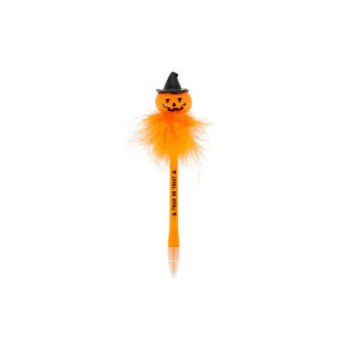Penna a sfera con luce Writing is magic Pumpkin Zucca