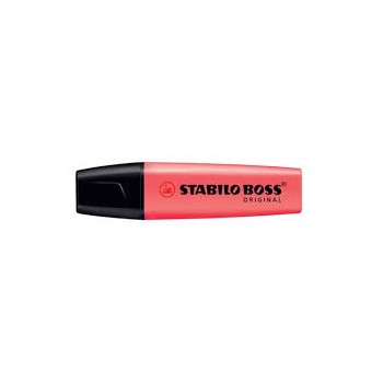 Evidenziatore Stabilo Boss rosso 70/40