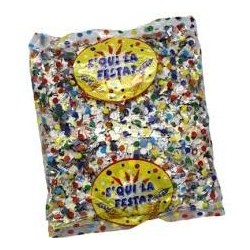 Coriandoli multicolor busta da 100gr