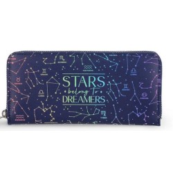 Portafoglio con Cerniera Blu - Stars Legami