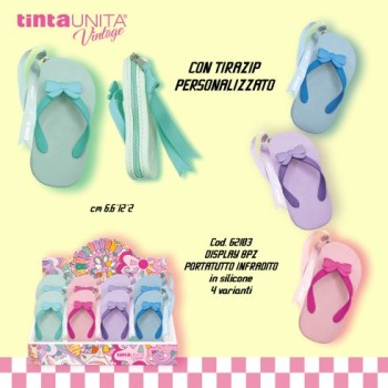 Astuccio Portatutto Infradito Tinta Unita Vintage Spring