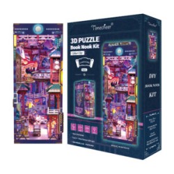 Cyber City 3D Puzzle book nook 284 pezzi