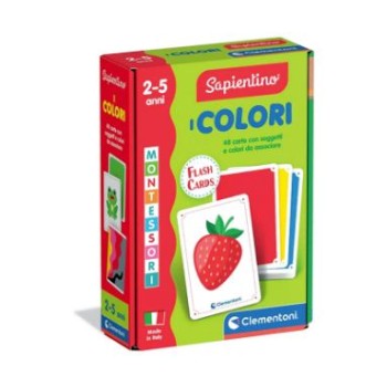 I colori FlashCards Sapientino Montessori