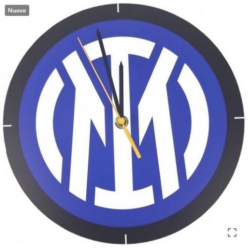Orologio da parete in plexiglas 25 cm Inter
