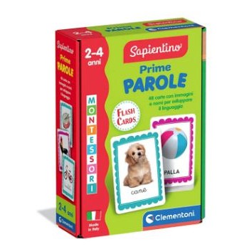 Prime parole FlashCards Sapientino Montessori