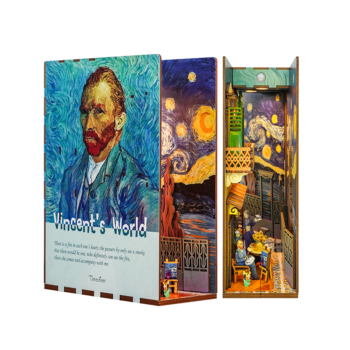 Vincent's World 3D Puzzle book nook 8 pezzi