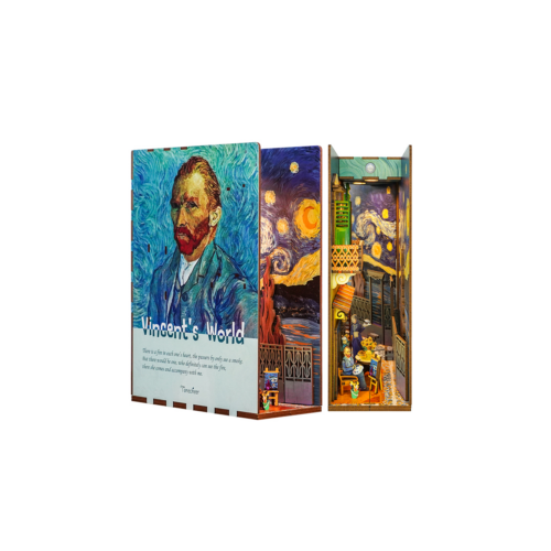 Vincent's World 3D Puzzle book nook 8 pezzi
