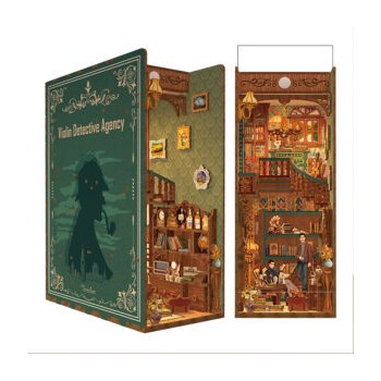 Violin Detective Agency 3D Puzzle book nook 286 pezzi