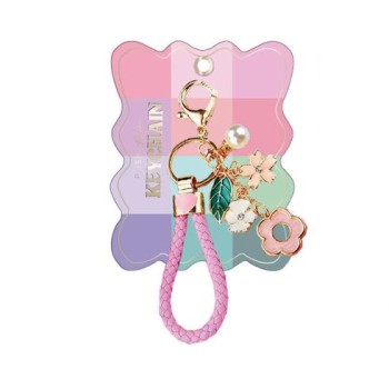 PORTACHIAVI FLOWER AND PEARL CHARMS TRI-COASTAL P&P...