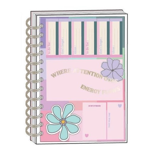QUADERNO A5 CON SPIRALE CON NOTES ADESIVI YOU...
