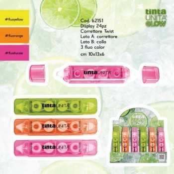 Correttore a nastro + colla 2in1 Glow Spring modelli...