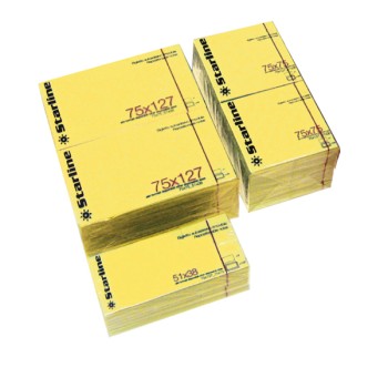 Biglietti autoadesivi removibili 75x75mm confezione da...