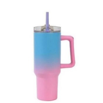 Tazza da Viaggio Termica con Cannuccia e Manico 1,2L...