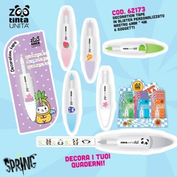 Decoration tape Fruit Collection Tinta Unita Zoo modelli...