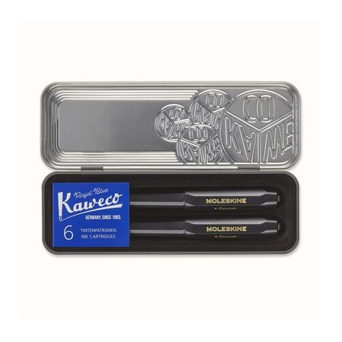 Set Penna Stilografica + Sfera Nero Moleskine x...