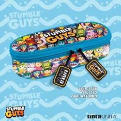 Astuccio Oval Stumble Guys Azzurro