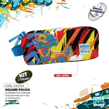 Astuccio Bustone Square Dino Tinta Unita