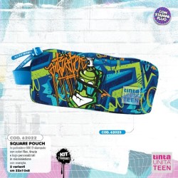 Astuccio Bustone Square Pouch Street Tinta Unita