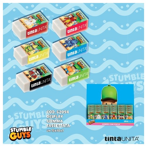 Gomma fascettata Stumble Guys Colori Assortiti