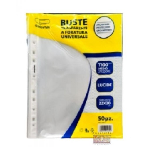 Buste perforate medio spessore confezione da 50...