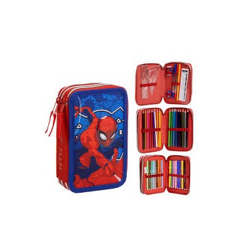 Astuccio triplo Spiderman