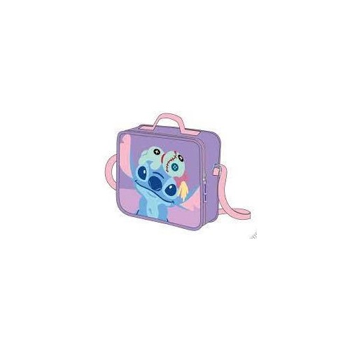 Borsa termica porta pranzo Stitch in tessuto...