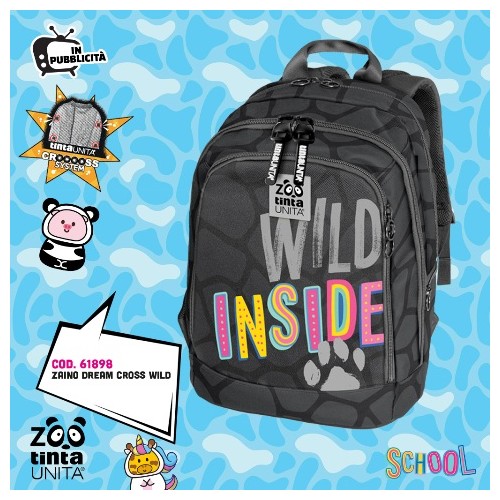 Zaino Dream Cross Wild Inside Tinta Unita Zoo