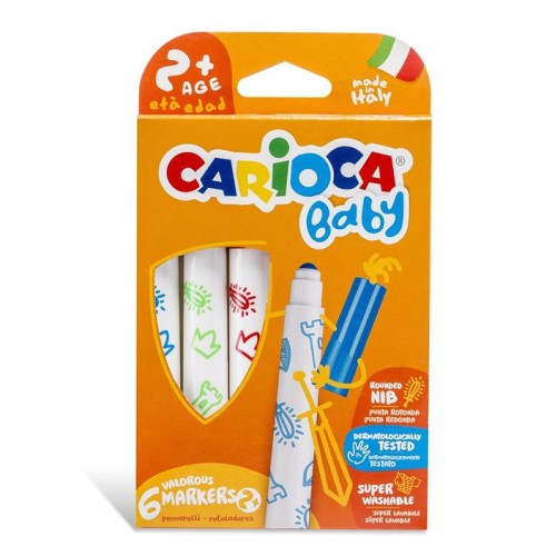 Pennarelli Marker confezione da 6 pezzi Carioca...
