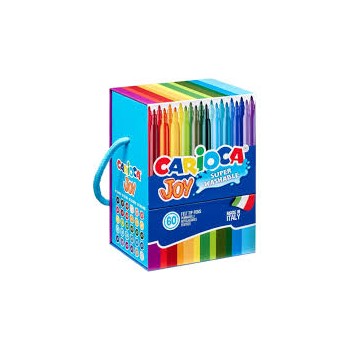 Scatola regalo hard box 60 pennarelli Carioca Joy