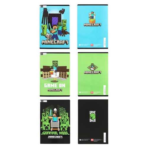 MAXI QUADERNO A4 PIXEL MINECRAFT QUADRETTO...