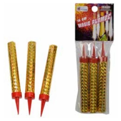 Set da 3 Candelina Pirotecnica Fontana Magic...