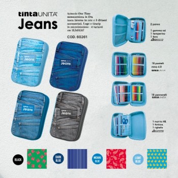 Astuccio One Time Denim Tinta Unita Jeans 2