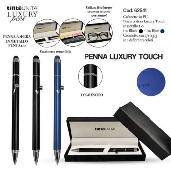 Cofanetto con penna a sfera Tinta Unita Luxury Touch