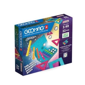 Costruzioni magnetiche Geomag Glitter Panels Recycled 22...