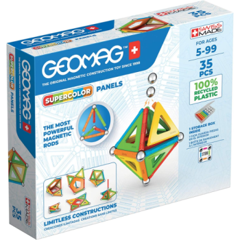 Costruzioni magnetiche Geomag Supercolor Panels 35 pezzi