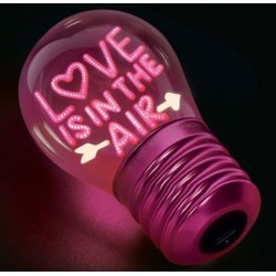 Lampada Decorativa da Tavolo a Forma di Lampadina - Love is in the Air - Bulb Fiction Legami