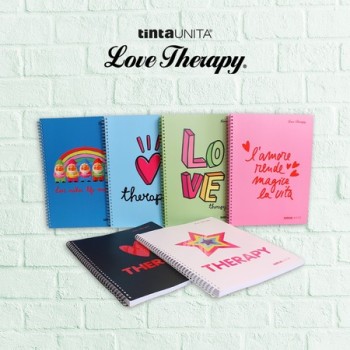 Maxi Quaderno A4 80 gr 4mm Spiralato - LoveTherapy -... 2
