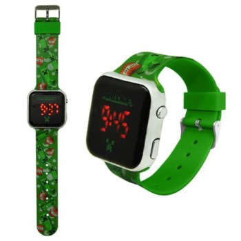 Orologio da polso Led Minecraft
