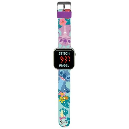 Orologio da polso Led Stitch e Angel