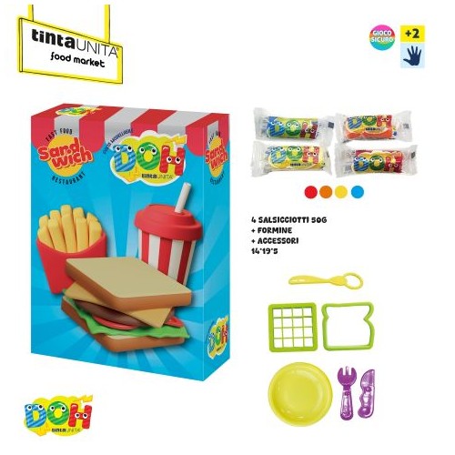Pasta modellabile Tinta Unita Doh Sandwich Fast...