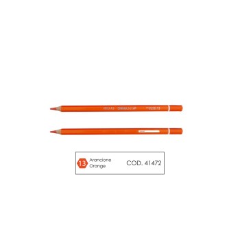 Pastello Tinta Unita 042 Arancio fluo 42