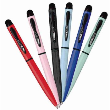 Penna Gel Tinta Unita Soft Touch 0.5 inchiostro nero con...