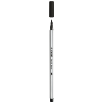 Pennarello Stabilo Pen 68 Brush nero