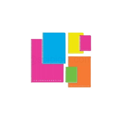 Quaderno spiralato formato A5 colori assortiti...