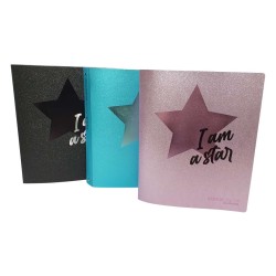 Raccoglitori ad anelli a4 glamour 3 varianti di colori