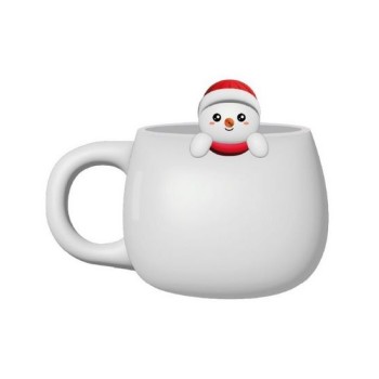Tazza in Ceramica con Charm Pupazzo di Neve I Total