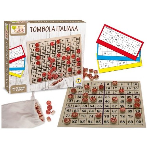 Tombola 90 cartelle senza finestrelle e...