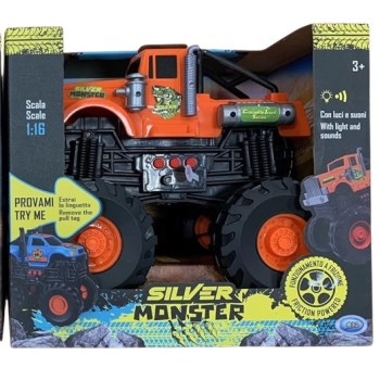 Trattore Silver Monster con luci e suoni 1:16 modelli...