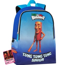 Zaino Tempo Libero Tung Tung Sahur Italian Brainrot