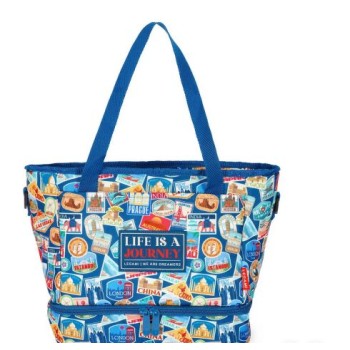 Borsa Porta Pranzo 10,8 l - Travel Stickers - Lunch Bag...